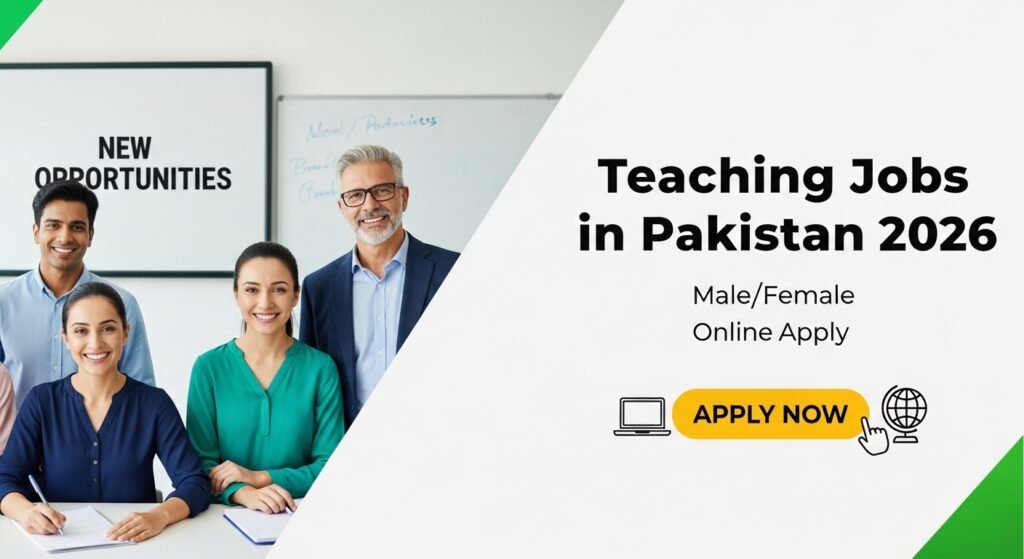 Teaching Jobs in Pakistan 2026 – Apply Online