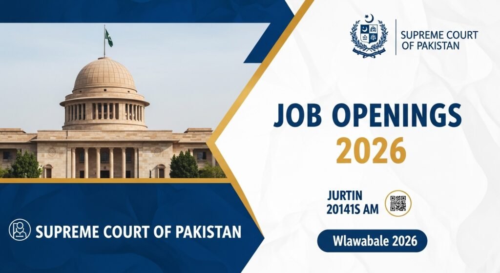 Supreme Court Jobs 2026 Pakistan