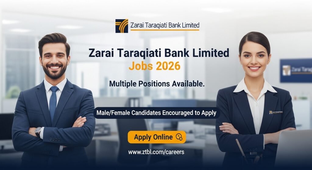 Zarai Taraqiati Bank Limited Jobs 2026